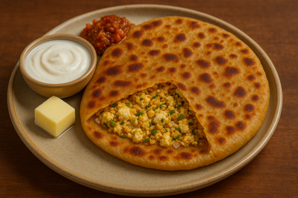Pyaaz Paneer Paratha